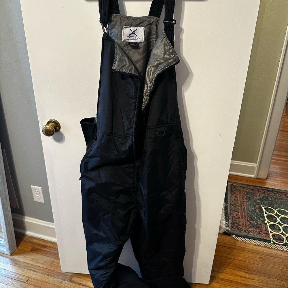Arctix Black Insulated Snow Bib Overalls